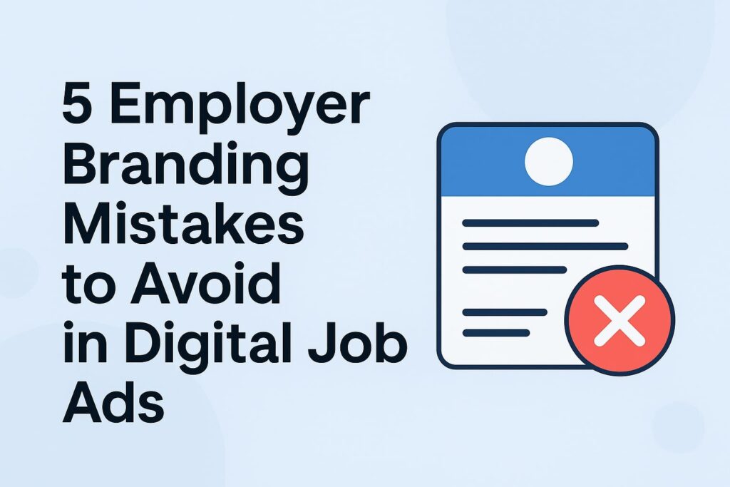 5 Employer Branding Mistakes to Avoid in Digital Job Ads