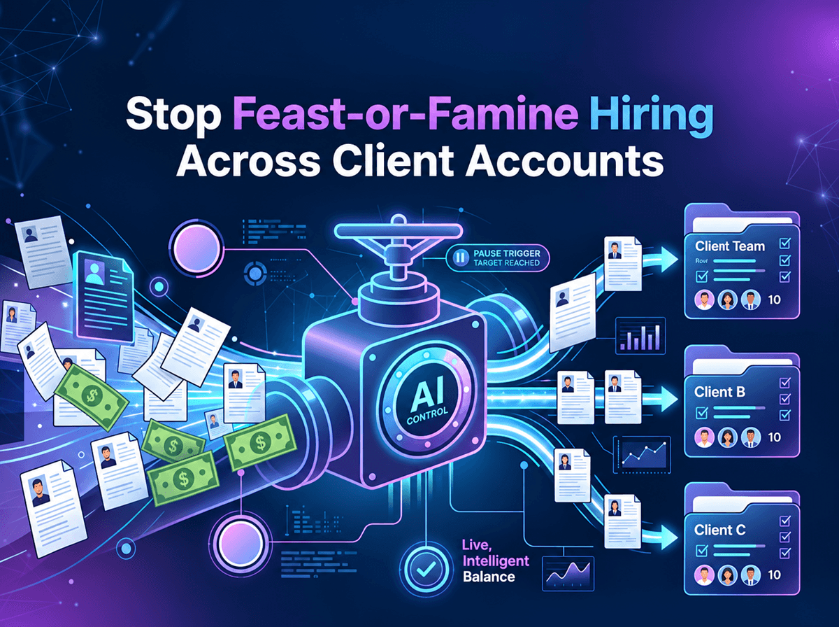 Stop Feast-or-Famine Hiring Across Client Accounts